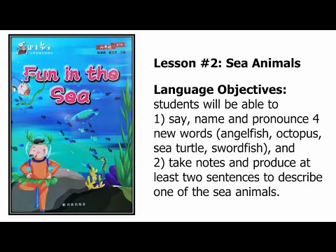 Teaching English in China - Public School Grade 6 ESL - "Sea Animals (Full Class)"