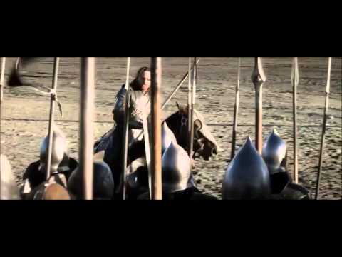 Il Signore degli Anelli - Il Ritorno del Re, Discorso di Aragorn a Mordor