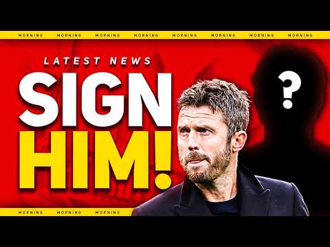 Carrick's TRANSFER Request! Man Utd Transfer News