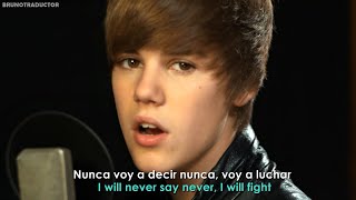 Justin Bieber - Never Say Never ft. Jaden Smith // Lyrics + Español // Video Oficial