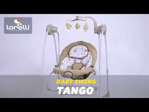 Шезлонг-Качели Lorelli TANGO (cool grey stars),серый,  код товара: TANGO cool grey stars