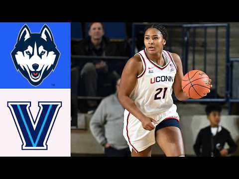 UConn Huskies vs Villanova Wildcats  GAME Highlights | Feb 18,2026 | Women's College Basketball