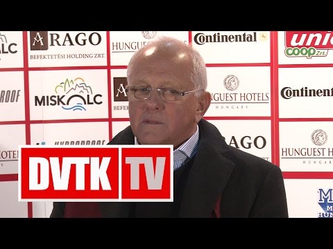 DVTK - Honvéd | Egervári Sándor értékelése | 2016. február 20. | DVTK TV