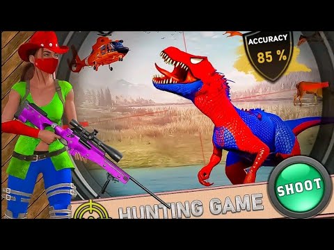 Wild Dino Hunter Dinosaur Games - Android Gameplay