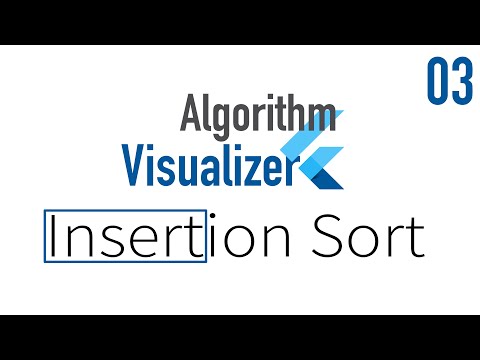 Flutter Algorithm Visualizer 03 Insertion Sort