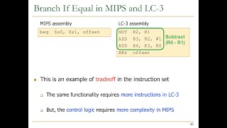 Design of Digital Circuits - Lecture 10a: Instruction Set Architecture (ETH Zürich, Spring 2019)