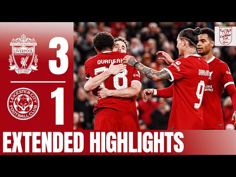 EXTENDED HIGHLIGHTS: Gakpo, Szoboszlai & Jota goals in Carabao Cup | Liverpool 3-1 Leicester