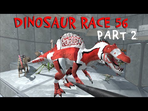 DINOSAUR RACE 56 PART 2 | all unit - Animal Revolt Battle Simulator
