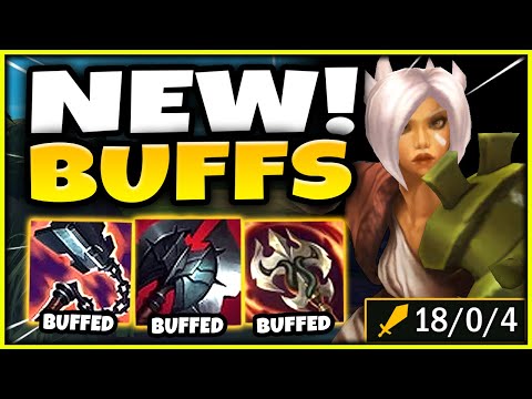 *NEW* TESTING RIVEN BLACK CLEAVER BUFFS! (THIS IS GREAT) - S12 Riven PBE Gameplay!
