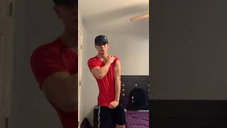 Teen 17yo Bodybuilder Flexing Ripped Muscle / Full