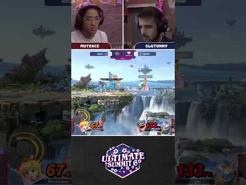 Muteace is making the commentators EAT THEIR WORDS!!! #smashultimate #shorts #gaming