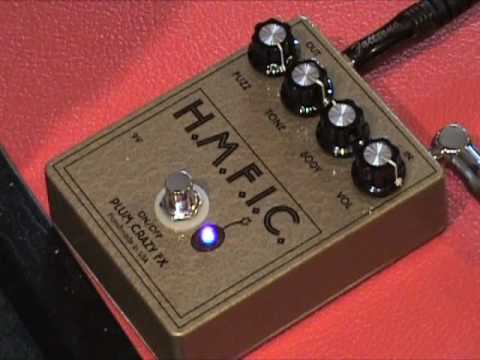 Plum Crazy Fx HMFIC Fuzz guitar effects pedal demo