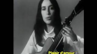 Joan Baez Nana Mouskouri Charles Aznavour Plaisir D&#39;Amour French &amp; English Subtitles