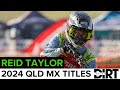 Reid Taylor Ripping At The 2024 Queensland Motocross Championships On His Empire Kawasaki