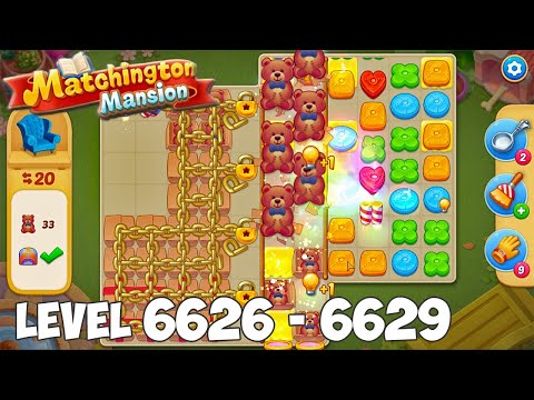 Matchington Mansion level 6626 6627 6628 6629 🏠 Gameplay Walkthrough (Android, iOS)