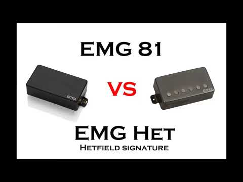 Bridge Pickup: EMG 81 vs JH Het / ESP MX250 Metallica Hetfield by Vin Graham BORDERWARS