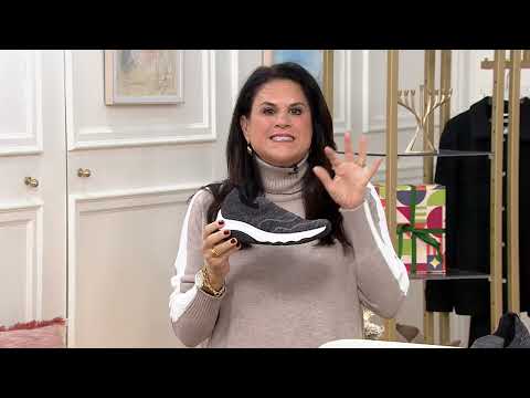 Clarks Cloudsteppers Slip-On Knit Sneaker - Circuit Path on QVC