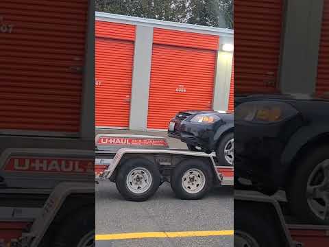 uhaul car trailer are the best 👍