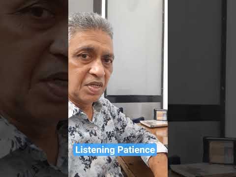 Sandip V Pednekar Audition Listening Patience