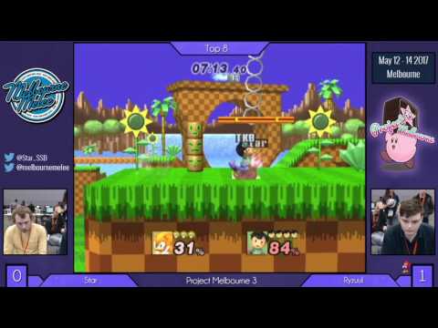 Project Melbourne 3 - Star (Sonic) vs. Ryzuul (Ness) Project M Winners Semis