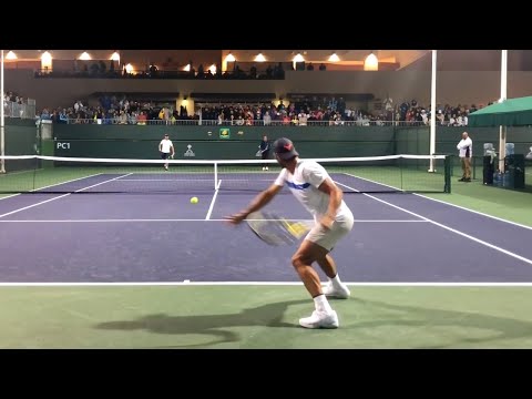 Ultimate Rafael Nadal Practice Intensity Court Level View (Full ATP Tennis Training Session)