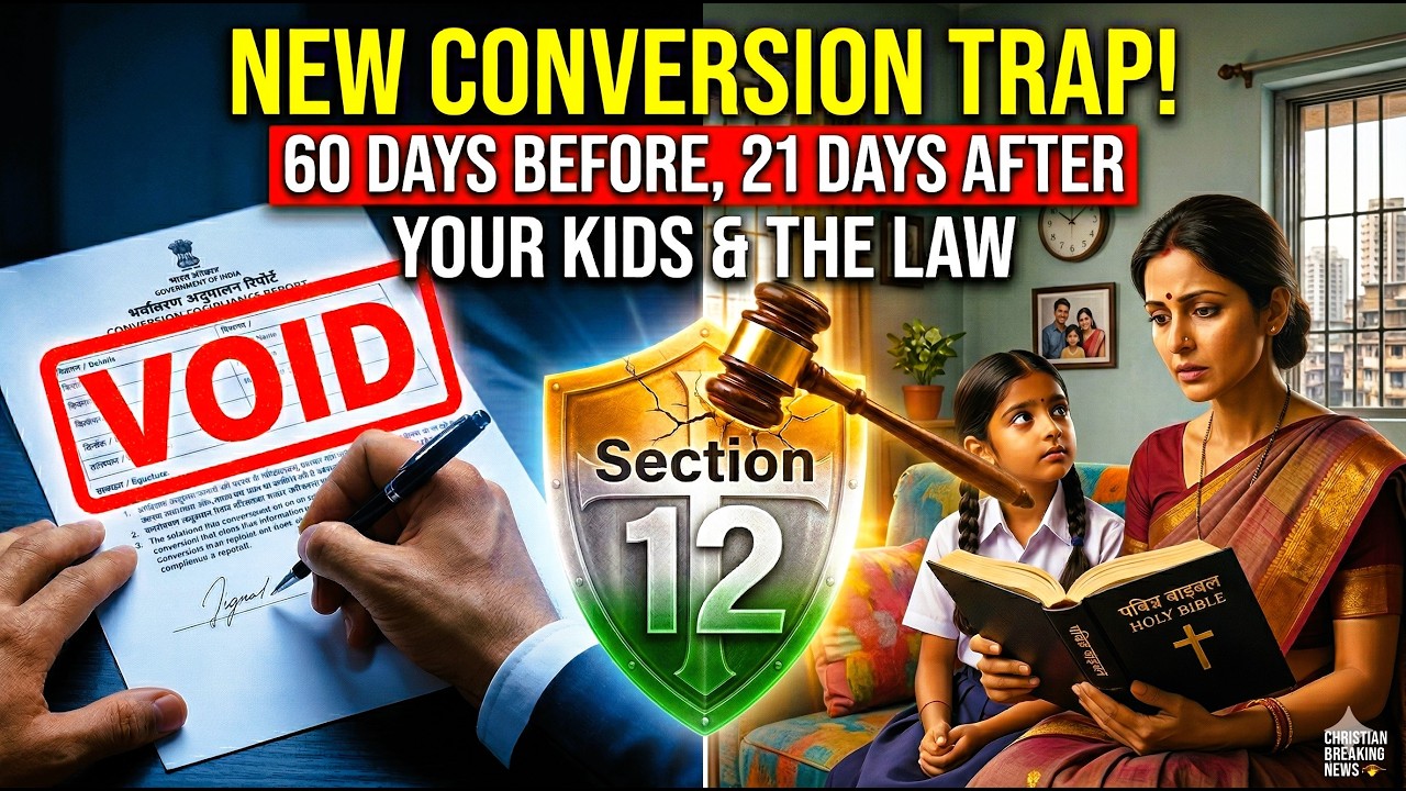 New Conversion Law: The 60 & 21 Day Trap? ⚠️ Section 12 & Christian Families Revealed 🛡️