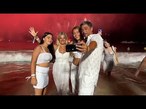 Video Thumbnail: Copacabana Beach lights up with fireworks as millions celebrate New Year in Rio