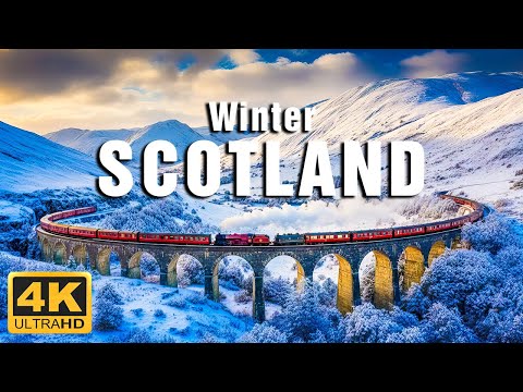 Scotland 4K • Winter Nature Relaxation Film with Deep Piano Music