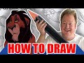 How To Draw SCAR From The Lion King Step By Step