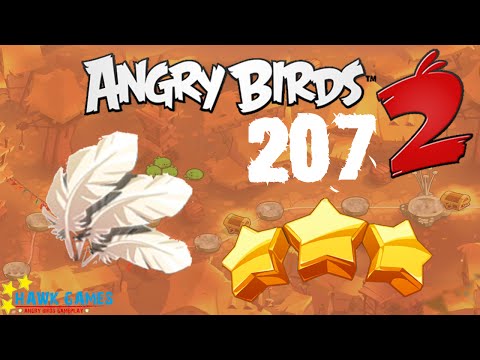 Angry Birds 2 - 3 Stars Walkthrough Level 207 [4K 60FPS]