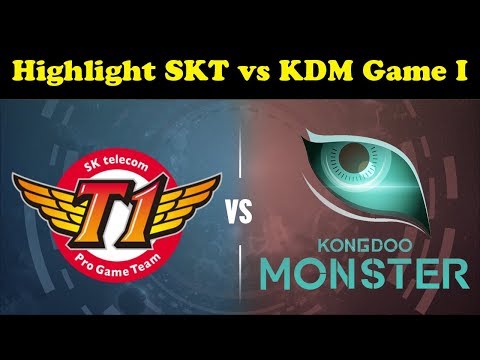 SKT vs KDM - Game 1- Highlight LCK Mùa Xuân 2018