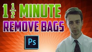 Photoshop CC : How to Get Rid of Bags Under Eyes