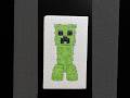 Creeper From Minecraft He S About To Explode ASMR Foam Cutting And Drawing