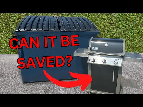 Saving A BBQ from Being Thrown Away By Deep Cleaning It!