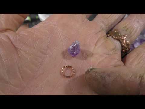 Mounting Jump Rings to things for Electroforming Easily