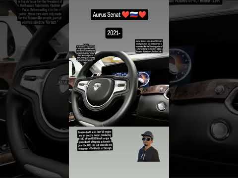 Thumbnail for Aurus Senat ❤️🇷🇺❤️ #likeandsubscribe #aurus #senat #luxury #putin #automobile #sedan #russia #shorts by Sollers JSC