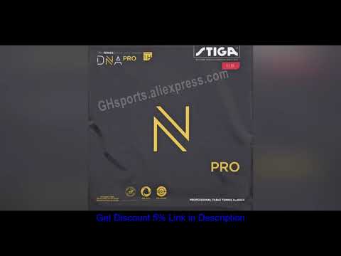 Review STIGA DNA PRO M / H Table Tennis Rubber (Made in Germany) Pips-in Original STIGA DNA Ping Po