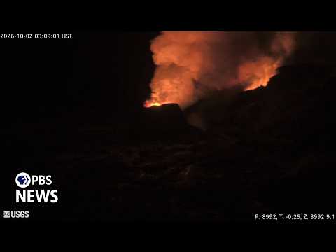 WATCH LIVE: Lava erupts from Hawaii's Kīlauea volcano