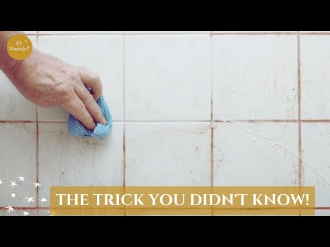Trick to Clean Soap Scum and Hard Water Stains Stuck on Bathroom Tiles