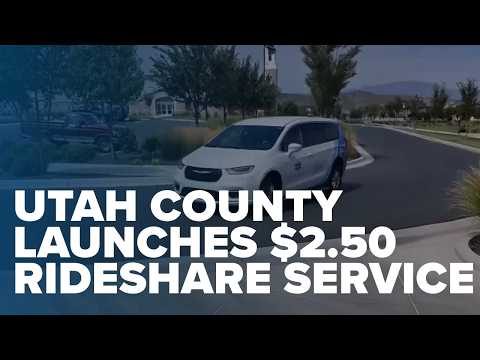Utah County launches $2.50 rideshare service in fast-growing ...