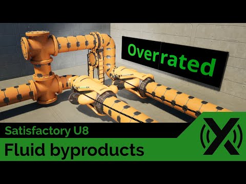 I tested 4 methods for fluid byproducts in Satisfactory U8