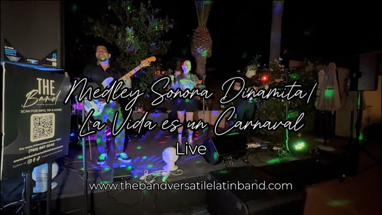 Promotional video thumbnail 4 for THE Band | Versatile Latin Band