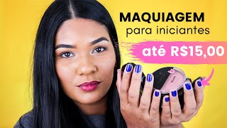 Kit de maquiagem para iniciantes de até R$15,00