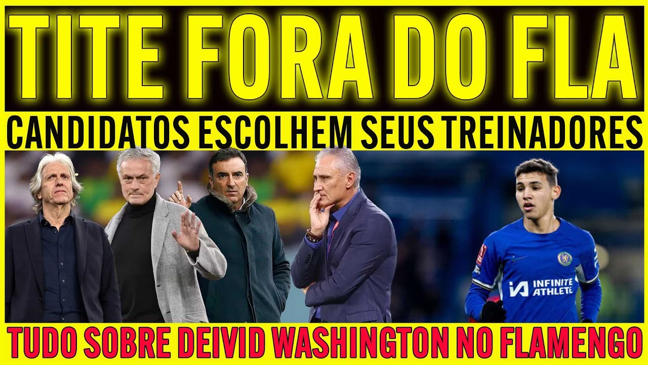 TITE FORA DO FLAMENGO! CANIDATOS ESCOLHEM SEUS TREINADORES | TUDO SOBRE DEIVID NO MENGÃO E+