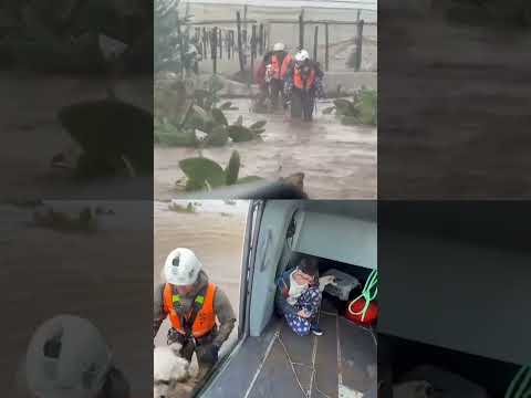 Video Thumbnail: Army, police rescues hundreds as deadly storms lash Chile
