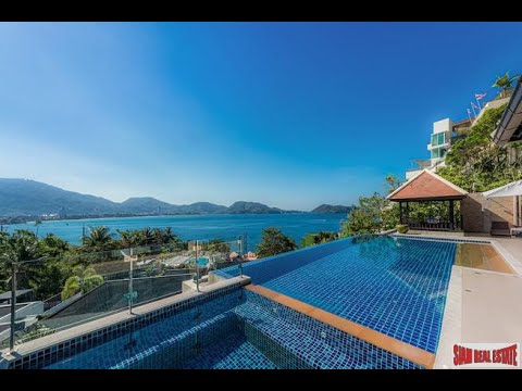 Luxury Four Bedroom Pool Villa with Amazing Panoramic Views of Patong Bay for Sale in Kalim