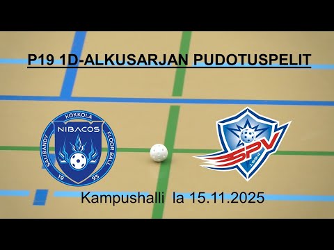 P19 1-divisioona jatkopeli Nibacos - SPV  15.11.2025 klo 14:30