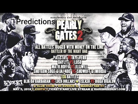 RBE Pearly Gates 2 Predictions By No Mercy