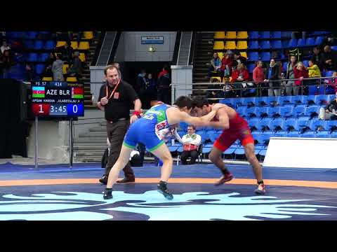 FS   57 kg   AZE AFGAN KHASHALOV 16 BLR ULADZISLAU ANDREYEU 19