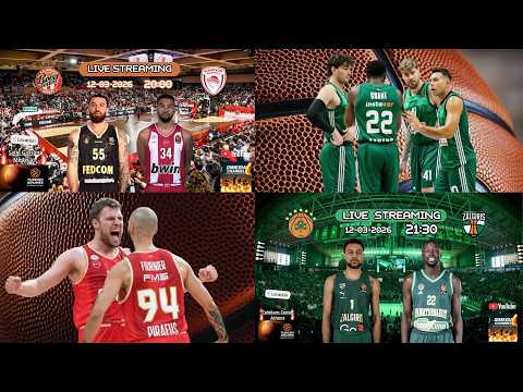 ΜΟΝΑΚΟ - ΟΛΥΜΠΙΑΚΟΣ * ΠΑΝΑΘΗΝΑΪΚΟΣ - ΖΑΛΓΚΙΡΙΣ για την 31η αγωνιστική της Euroleague.